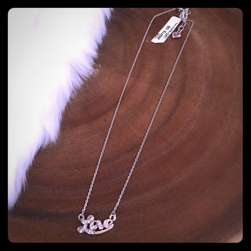 Brighton 'Love' Necklace  Silver